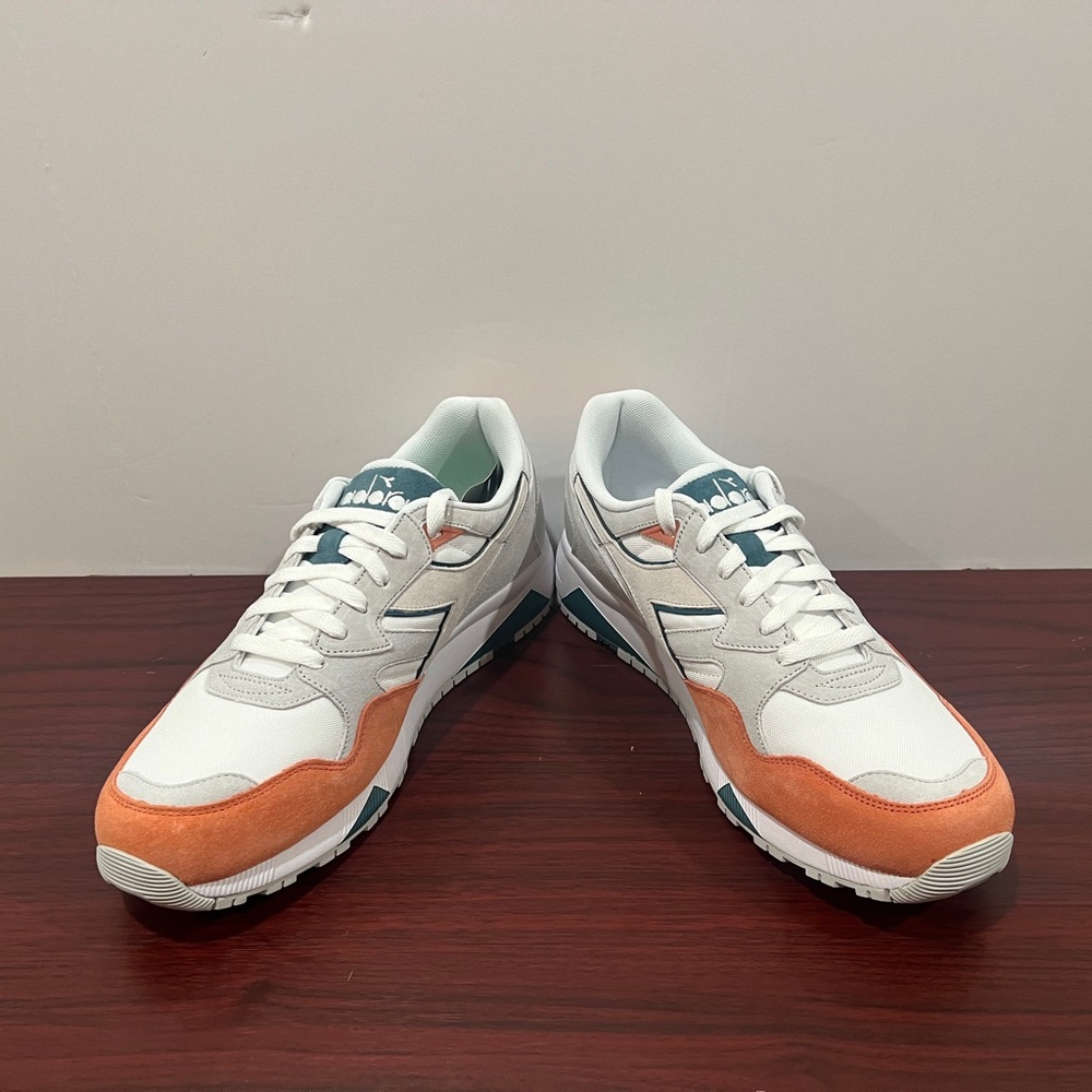 Diadora, N9002, 501.177735/C3134, Grey, White, Orange & Blue - Picture 8 of 13